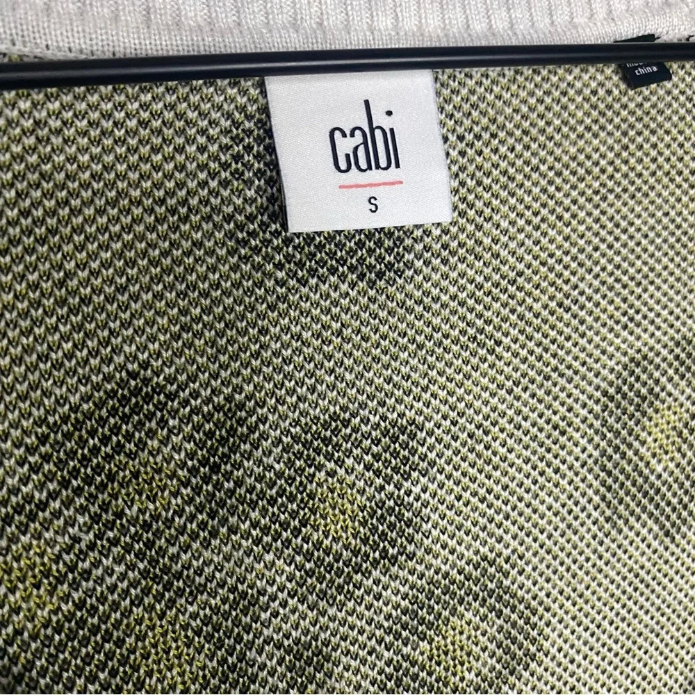 CAbi Kiki‎ Cardigan leopard animal print size small neutral - Picture 2 of 10